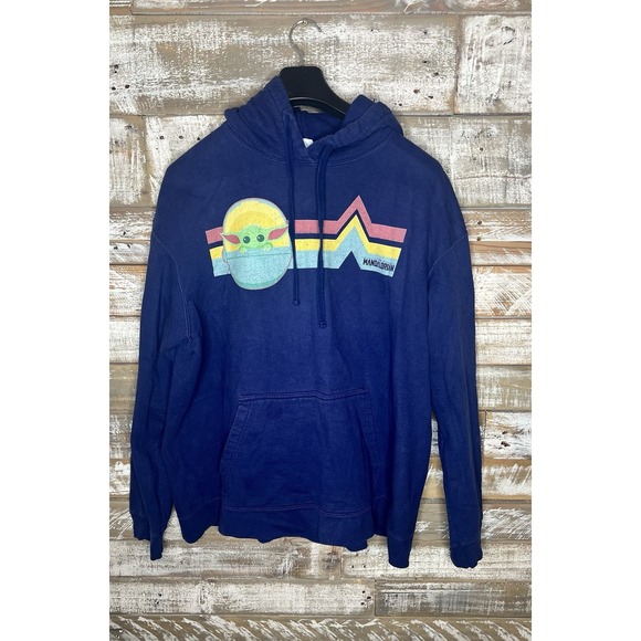 Star Wars Other - Star Wars‎ Mandalorian Blue Hoodie XXL